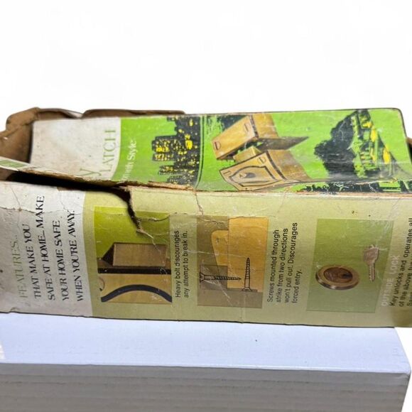 VTG Sears Craftsman Safety Night Latch Lock Still in Original Box - Picture 5 of 8